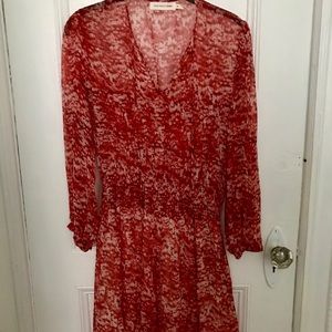 Isabel Marant Silk Red & White Dress 8